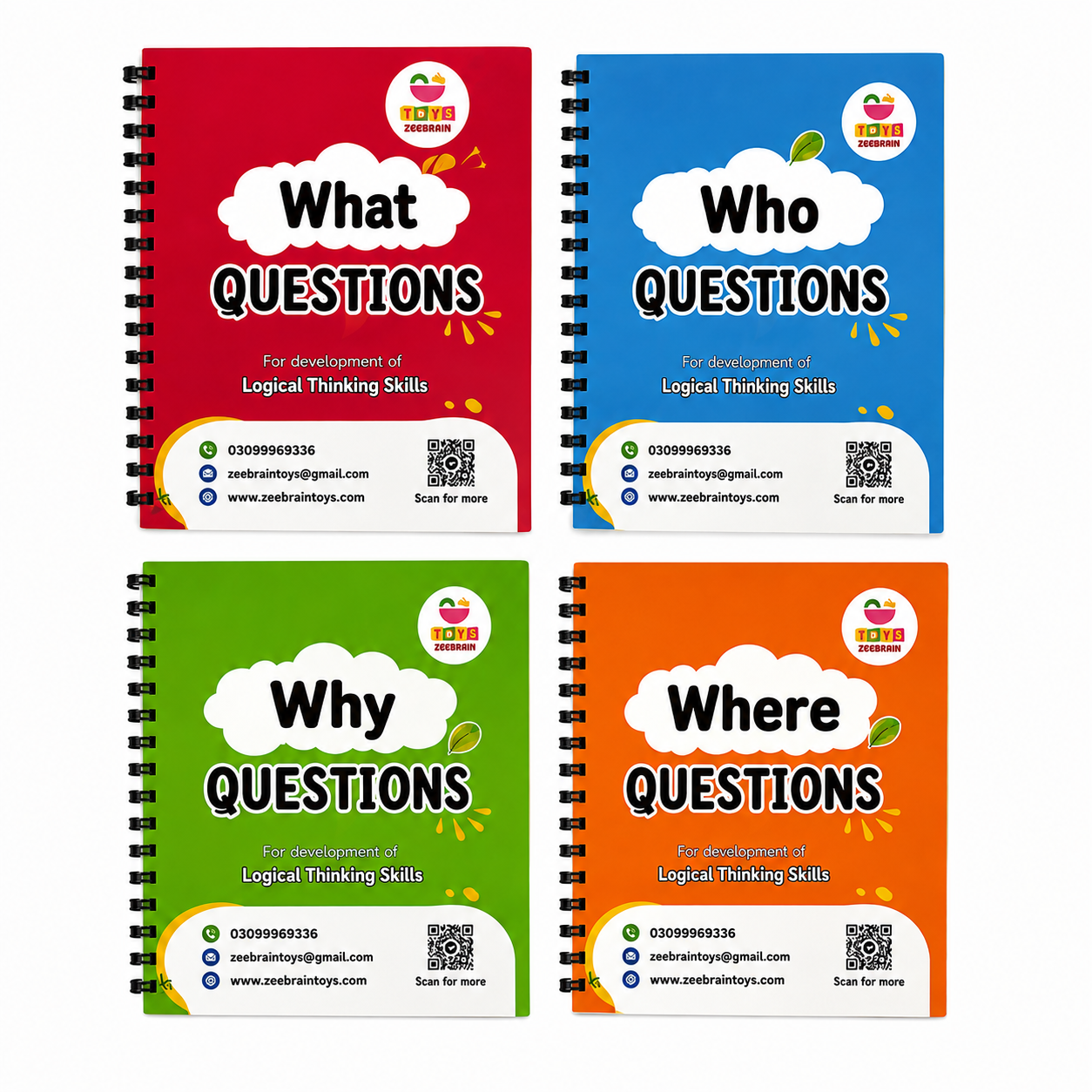 4 Book Learning Set