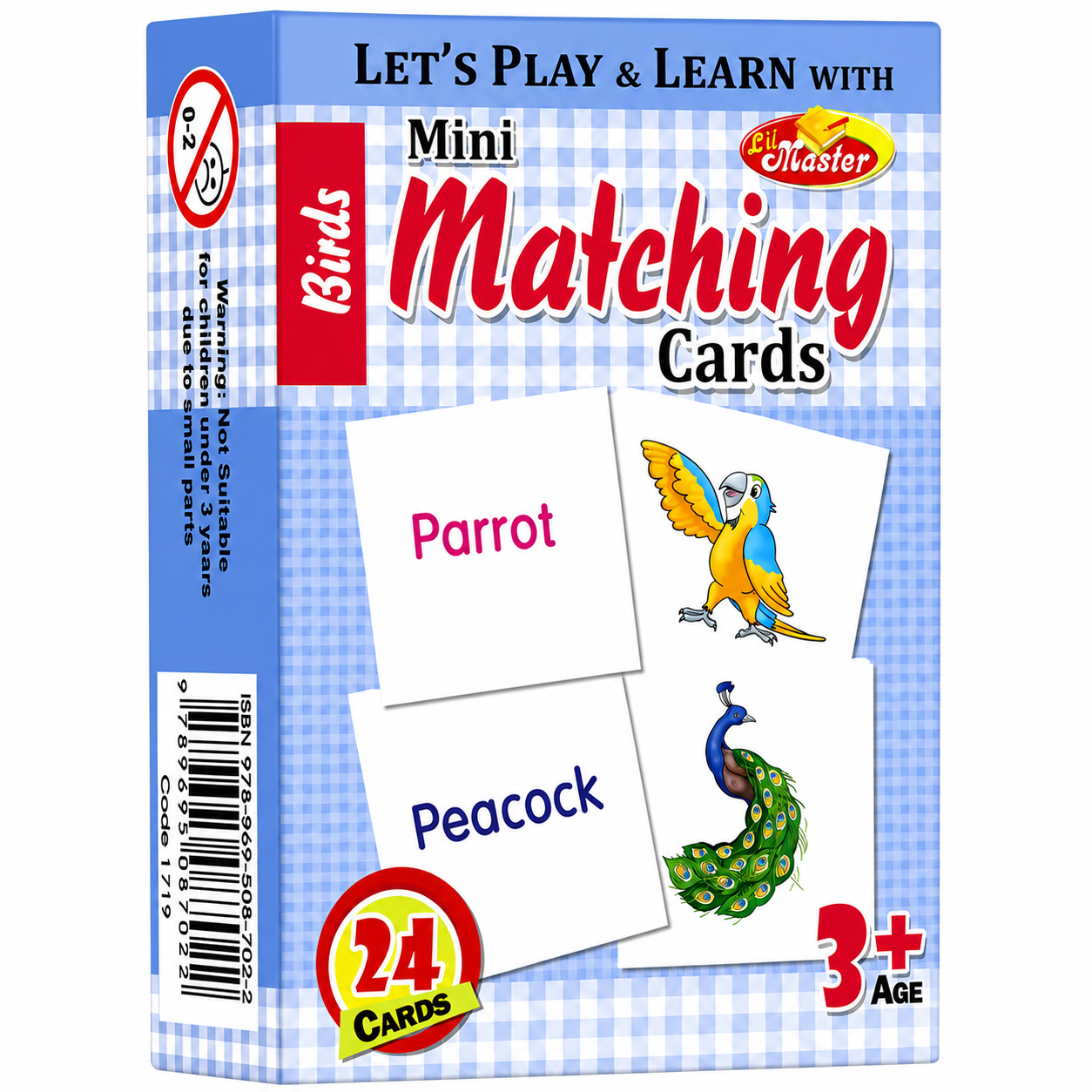 Mini Birds Matching Cards Educational Learning Game
