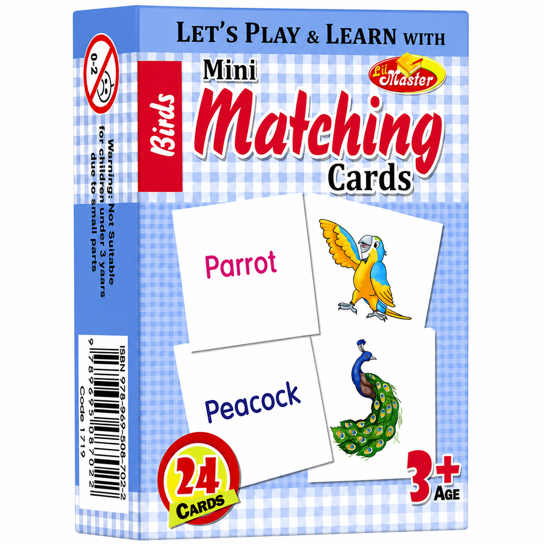 Mini Birds Matching Cards Educational Learning Game
