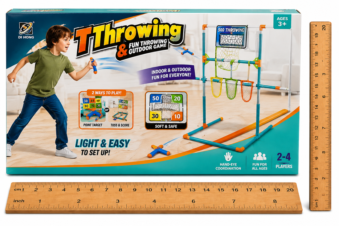 Light-Up Ring Toss Throwing Game