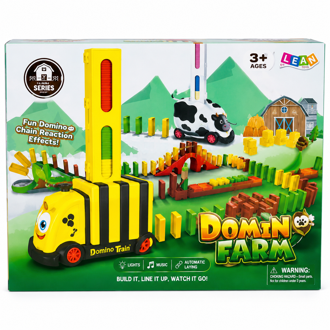 Domino Train Automatic Building Set