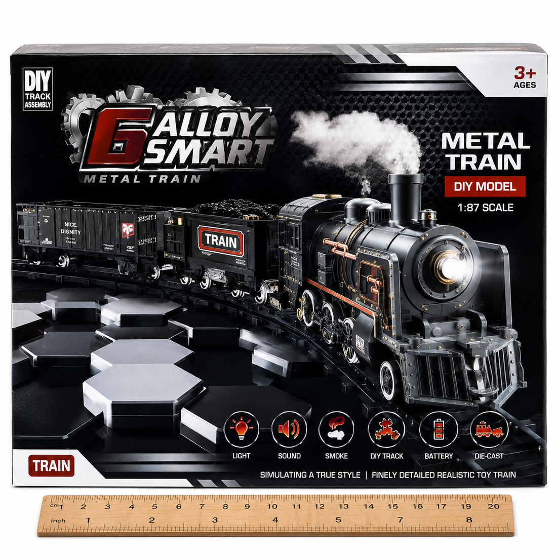 Metal Alloy Steam Train Toy