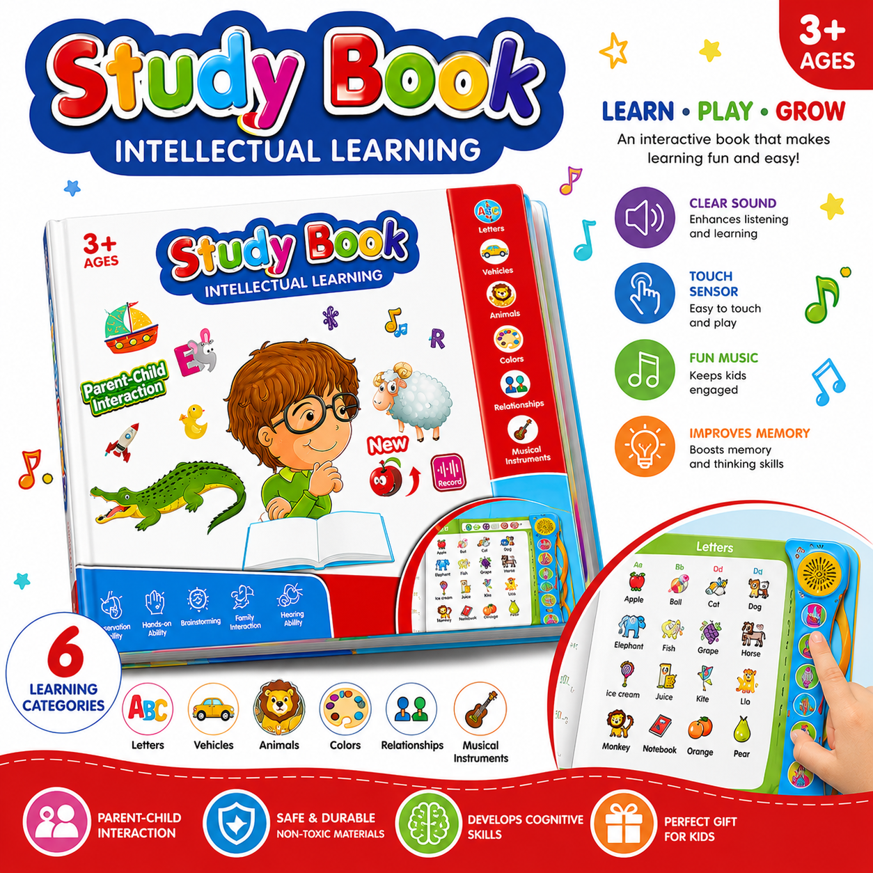 Make Learning Fun with the Interactive Study Book!