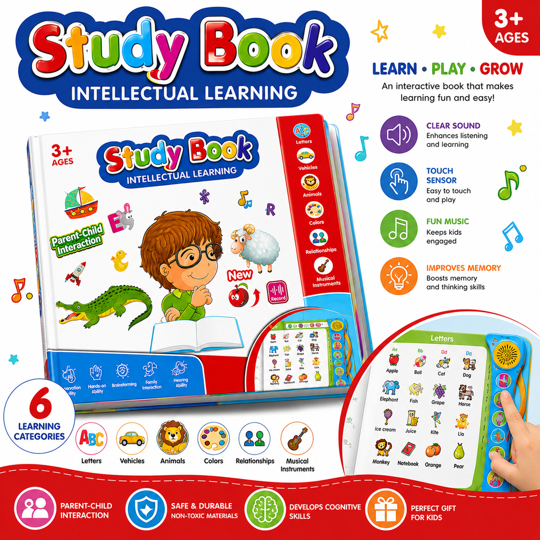 Make Learning Fun with the Interactive Study Book!