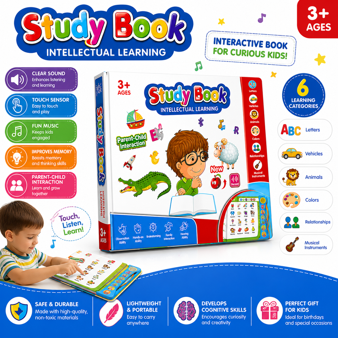 Make Learning Fun with the Interactive Study Book!