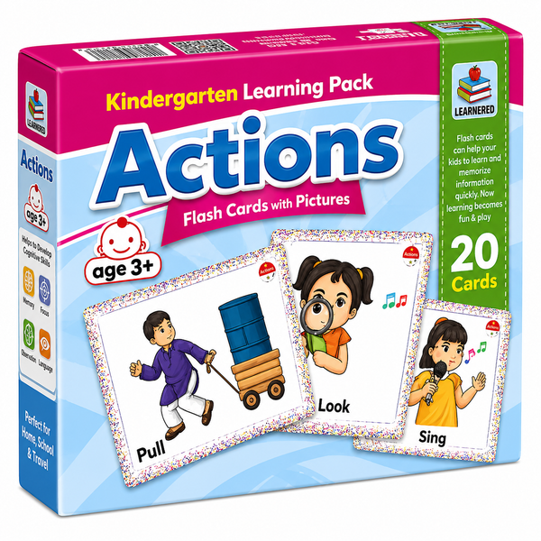 Learn Everyday Actions with Fun Flash Cards!