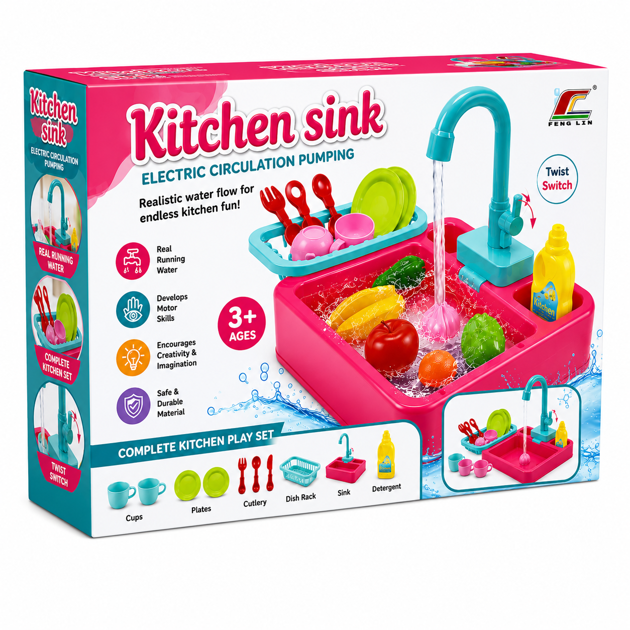 Splash Into Fun with the Electric Kitchen Sink Set!