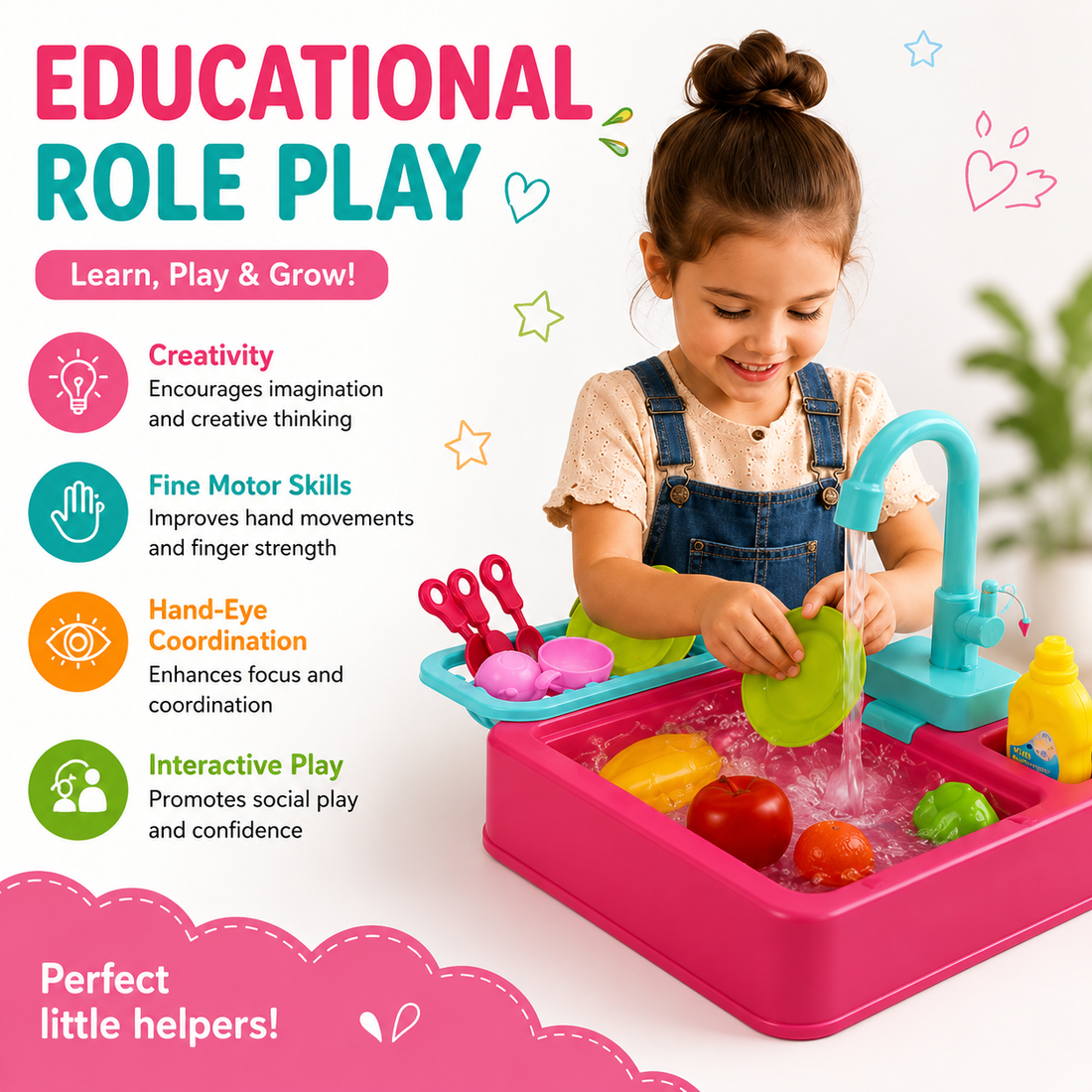 Splash Into Fun with the Electric Kitchen Sink Set!