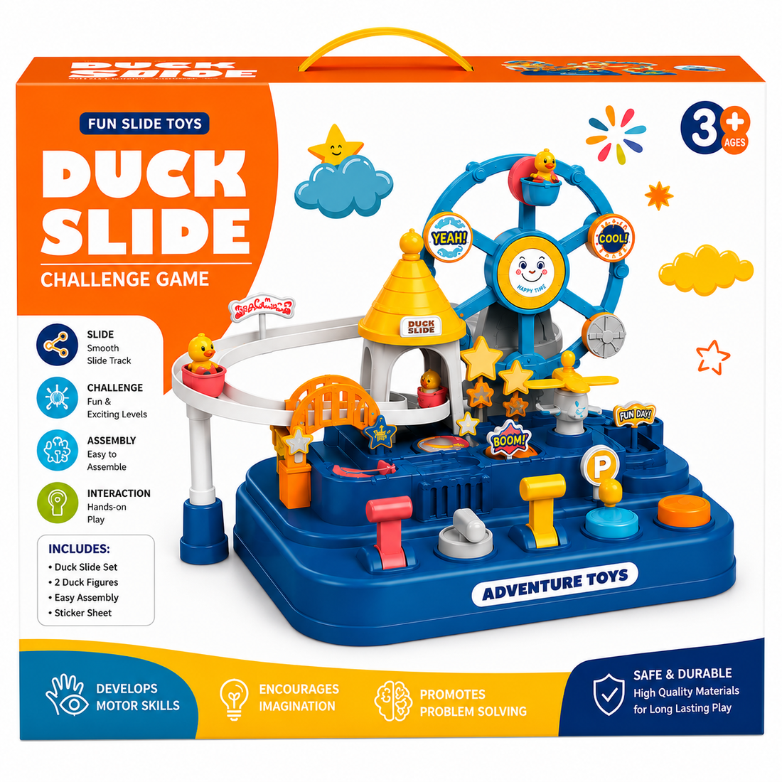 Watch the Ducks Climb & Slide with Endless Fun!