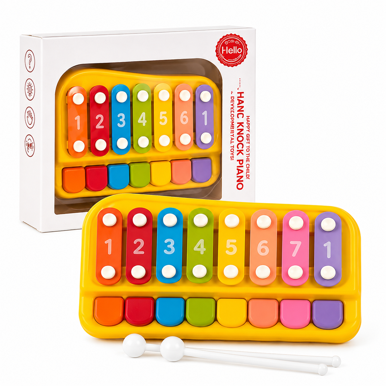 Discover Music & Learning with the Wooden Xylophone Piano!