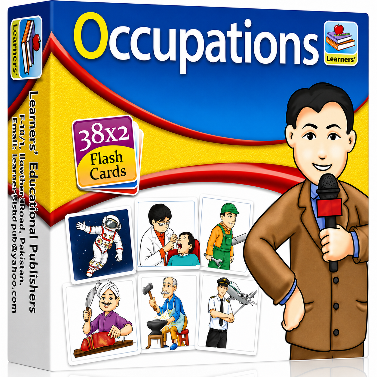 Occupations Flash Cards for Kids (38x2) — 40 chars