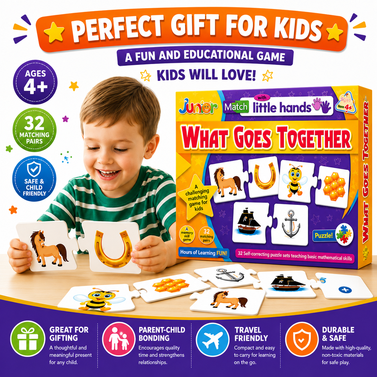 What Goes Together Matching Puzzle Game
