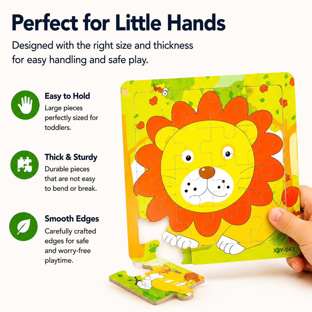 Wooden Kids Puzzle Set – 24 Educational Jigsaw Boards