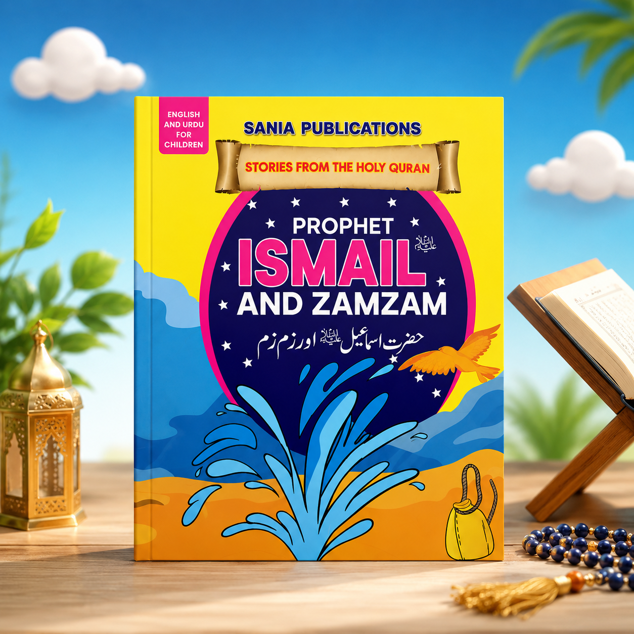 Prophet Ismail and Zamzam Islamic story book for kids