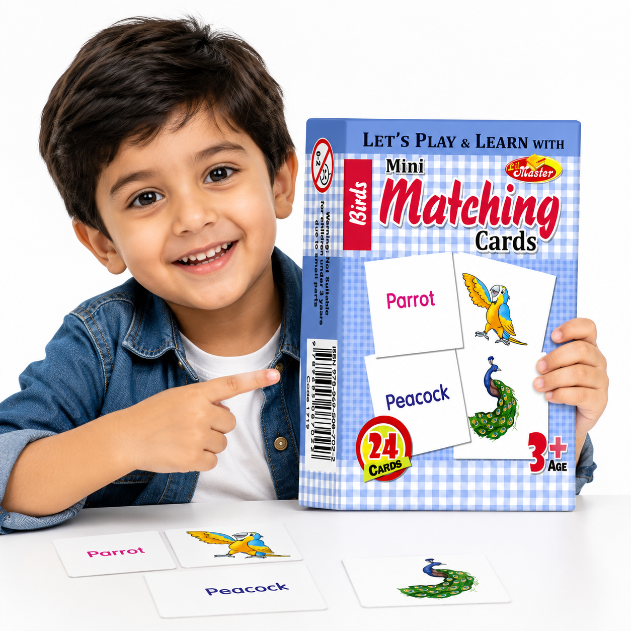 Mini Birds Matching Cards Educational Learning Game