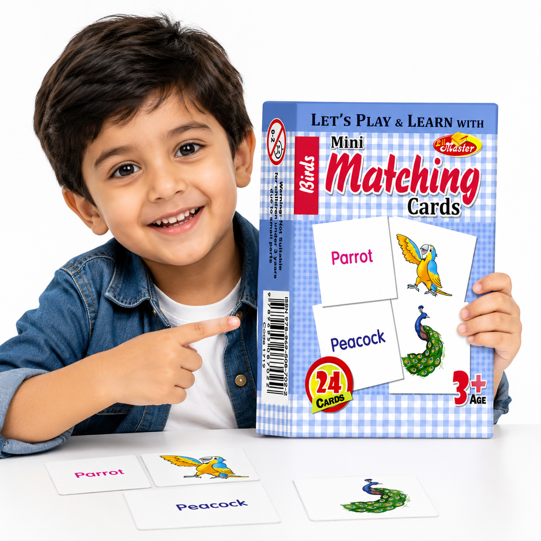 Mini Birds Matching Cards Educational Learning Game