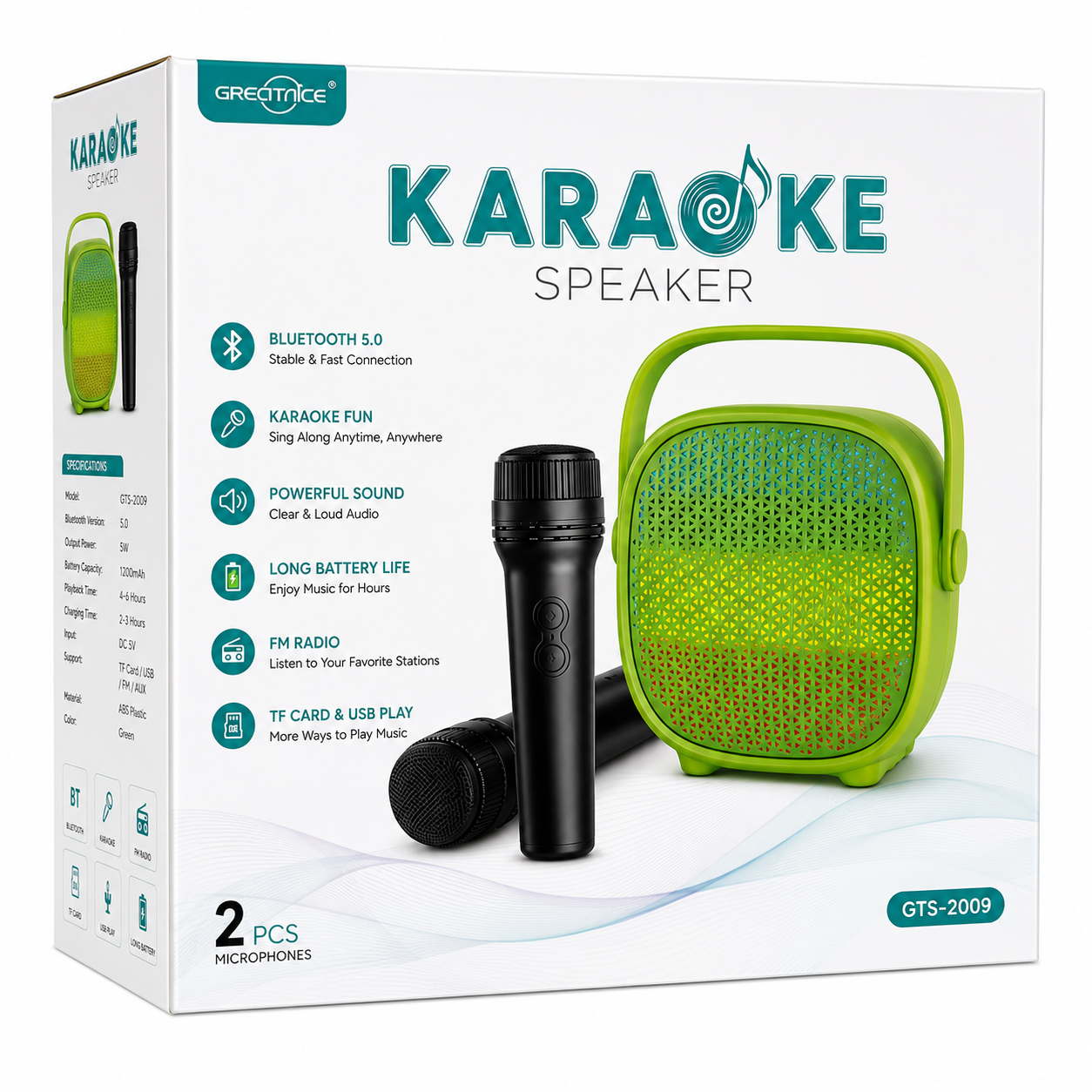 Sing, Play & Shine with the Portable Karaoke Speaker!