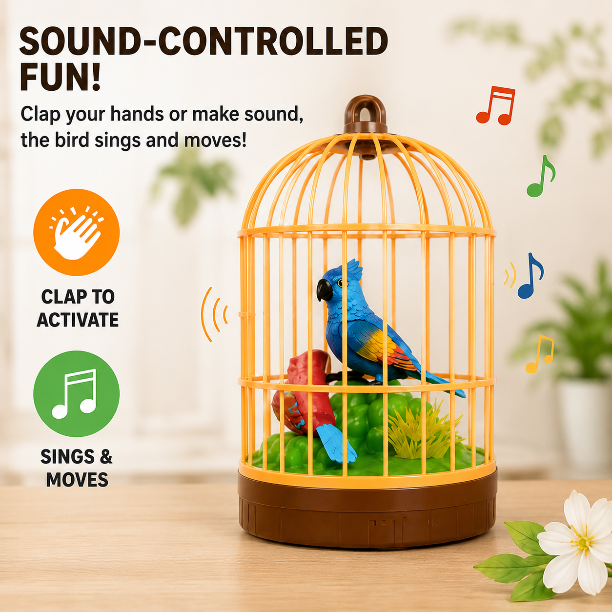 Bring Nature to Life with the Pretty Bird Toy!