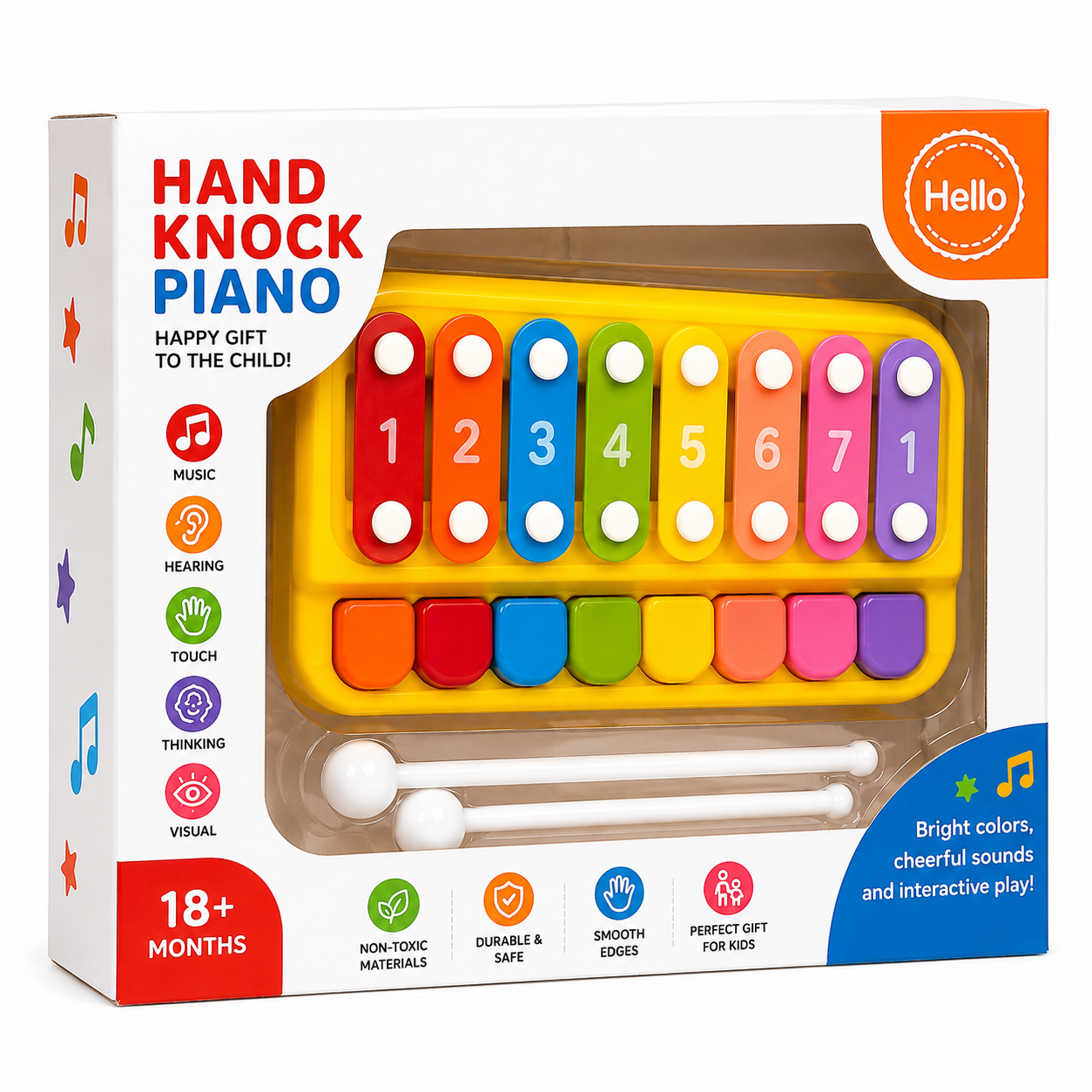 Discover Music & Learning with the Wooden Xylophone Piano!