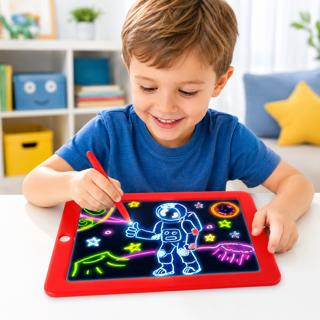 Magic Glow Drawing Pad for Kids