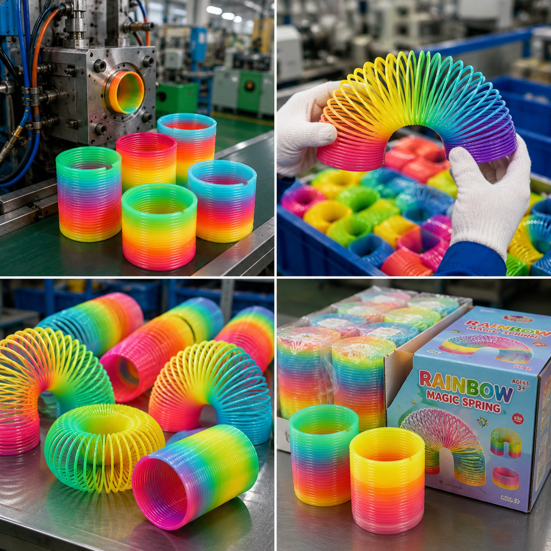 Rainbow Magic Spring Toy Stretchy Slinky for Kids