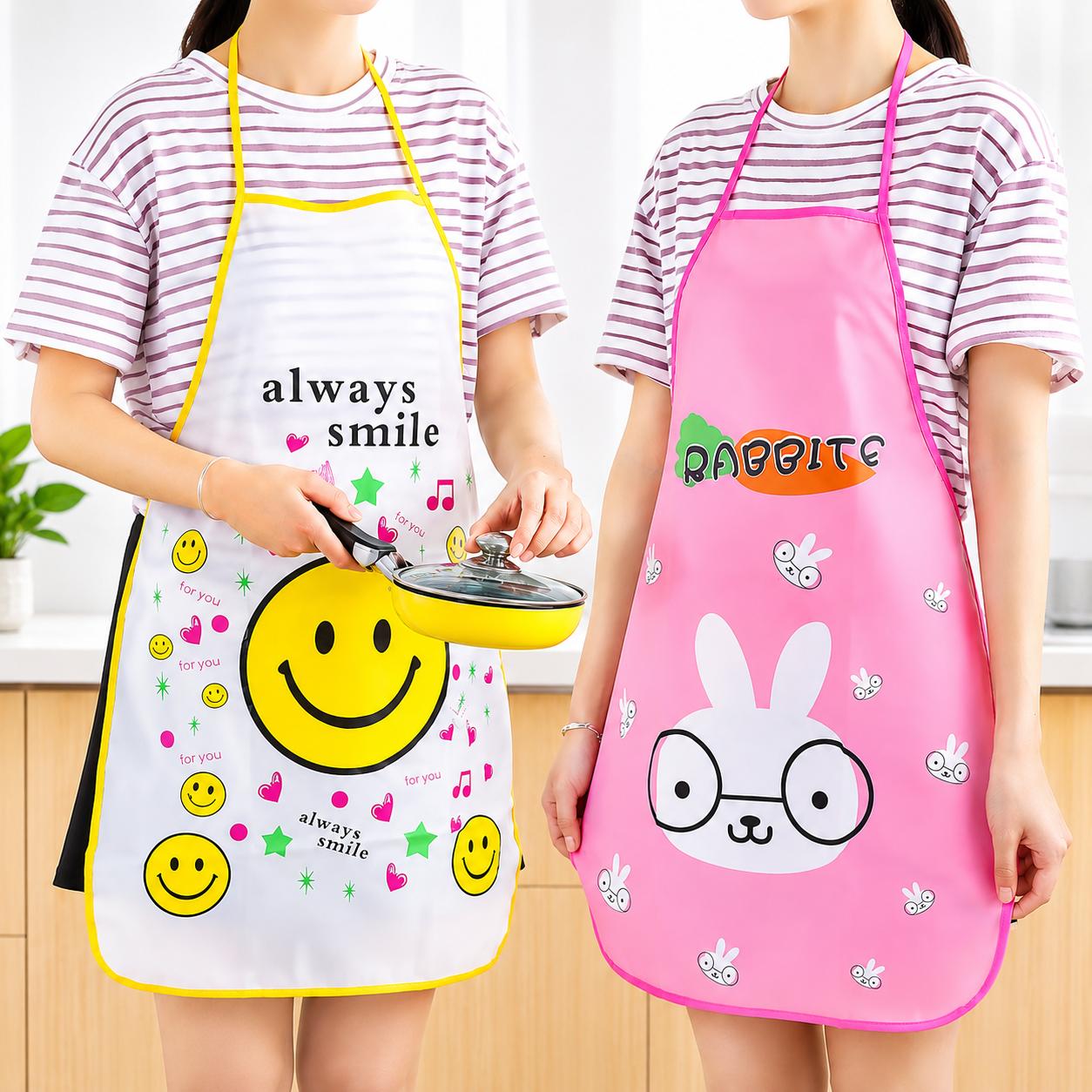 Waterproof Cartoon Kitchen Apron
