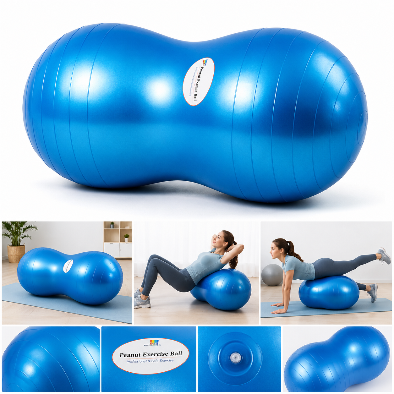 Peanut Shape Exercise Yoga Ball