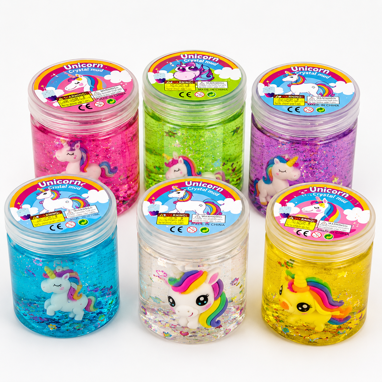 Unicorn Crystal Slime Toy for Kids