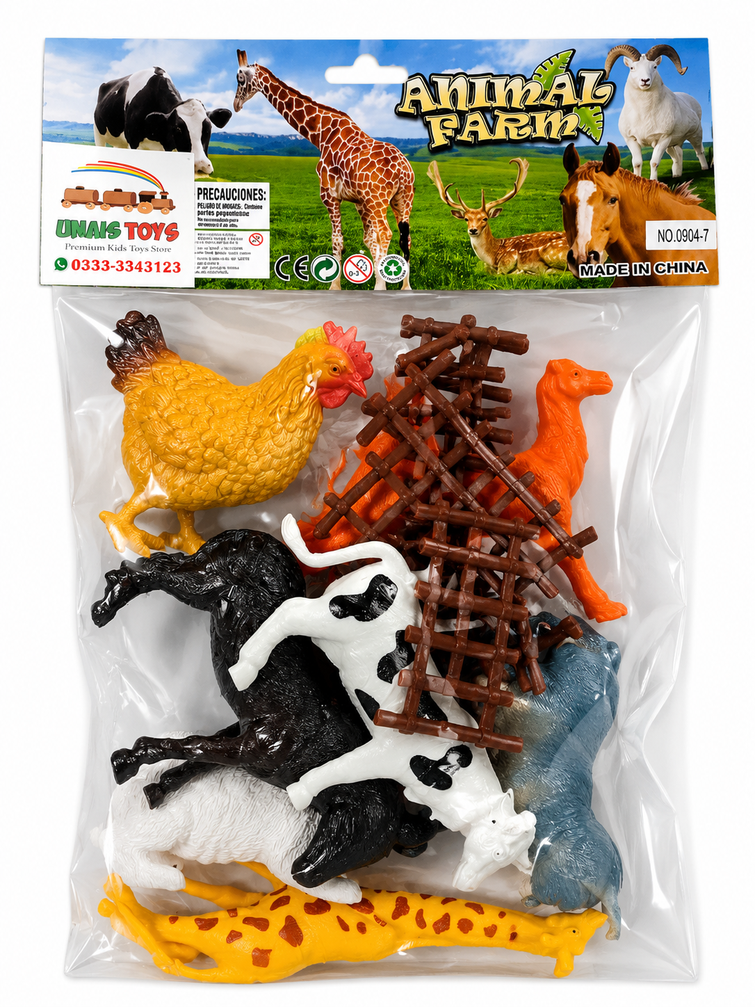 Animal Farm Figures Playset for Kids