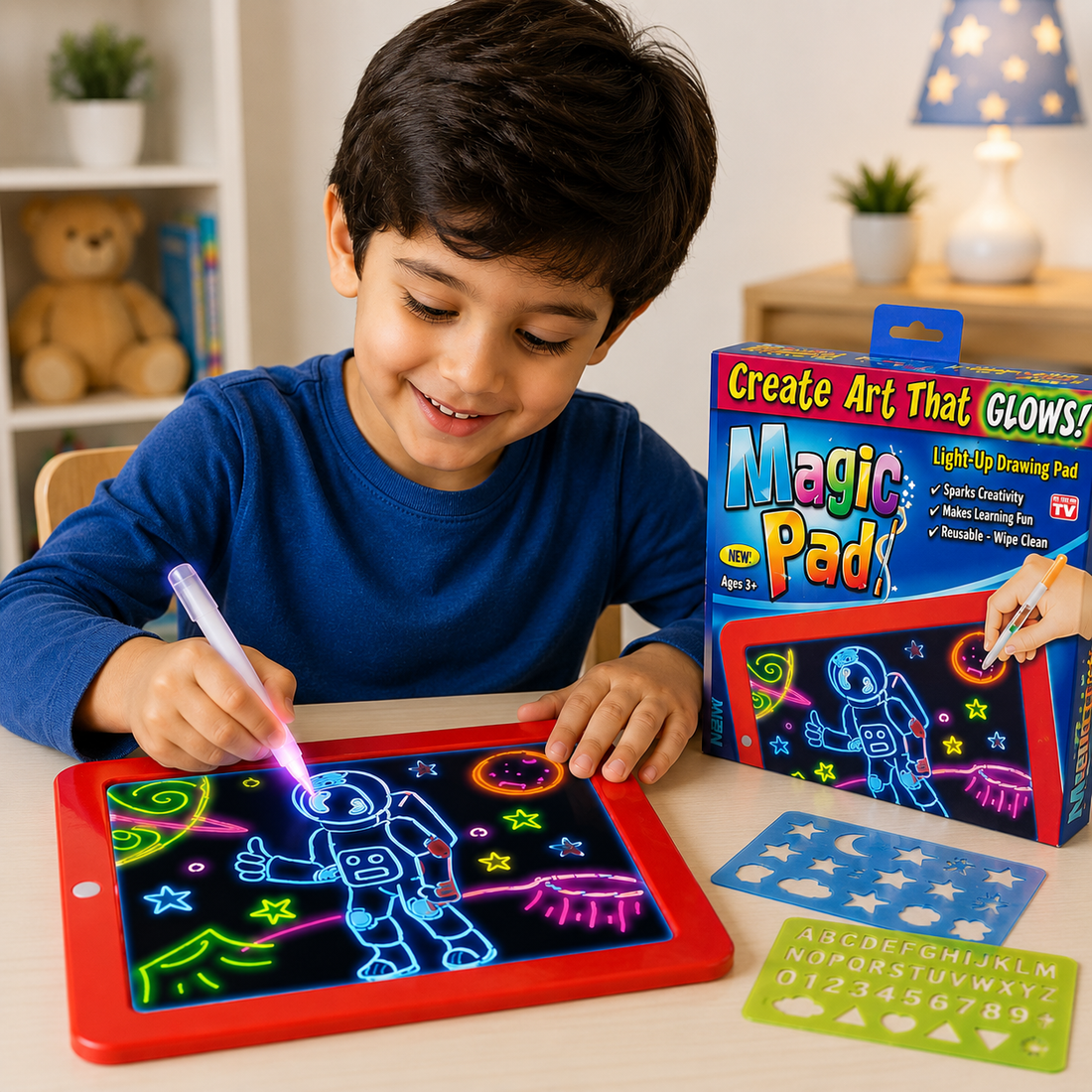 Magic LED Drawing Pad for Kids