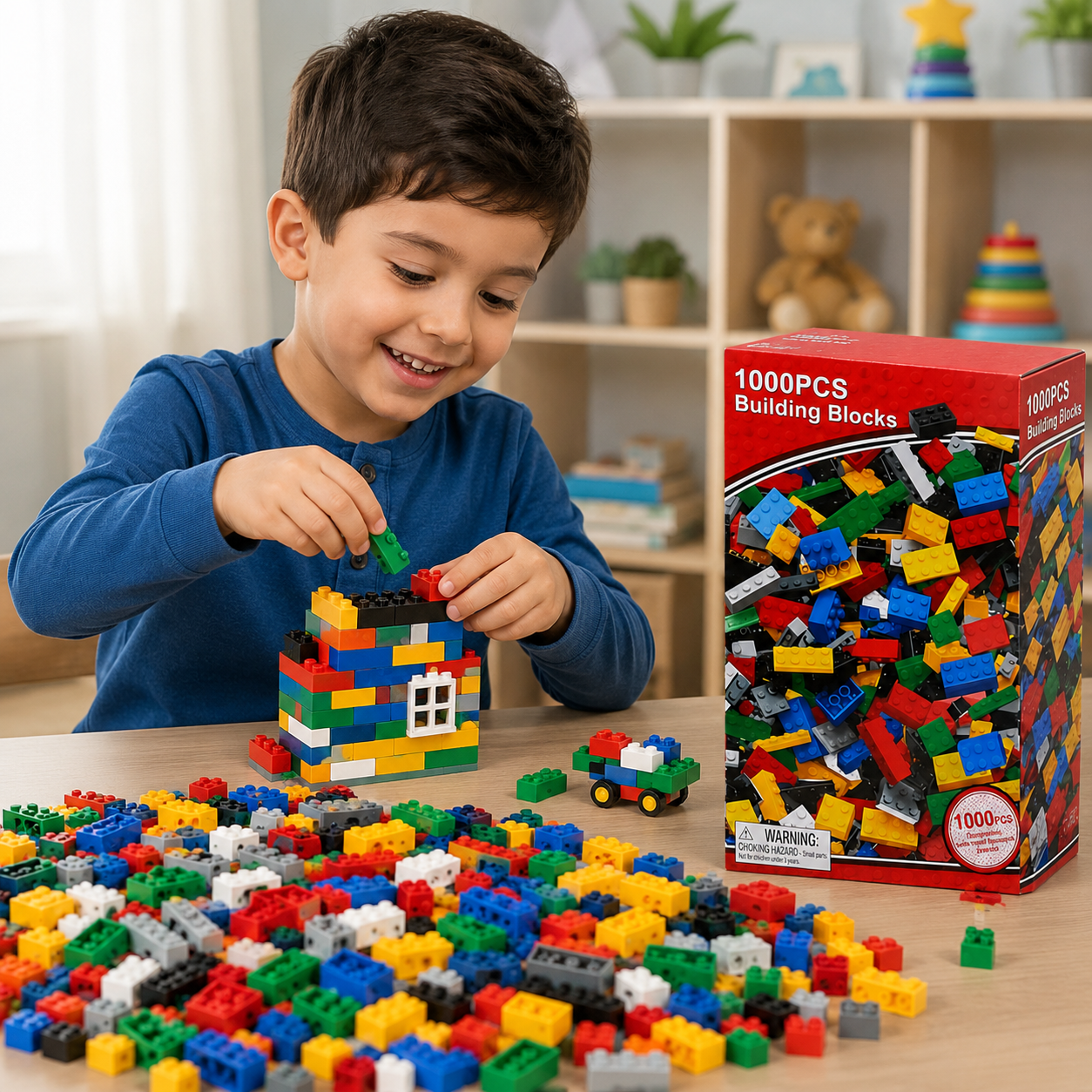 Architect 3 in 1 Building Blocks Car Toy Set