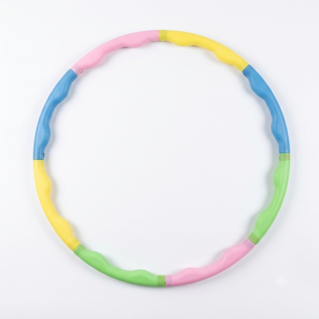 Adjustable fitness massage hula hoop for adults and kids