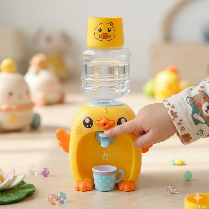 Duck Water Dispenser Toy – Cute Mini Play Fountain