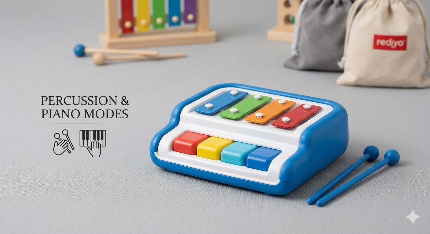 Kids Musical Xylophone Piano Toy with Mallets