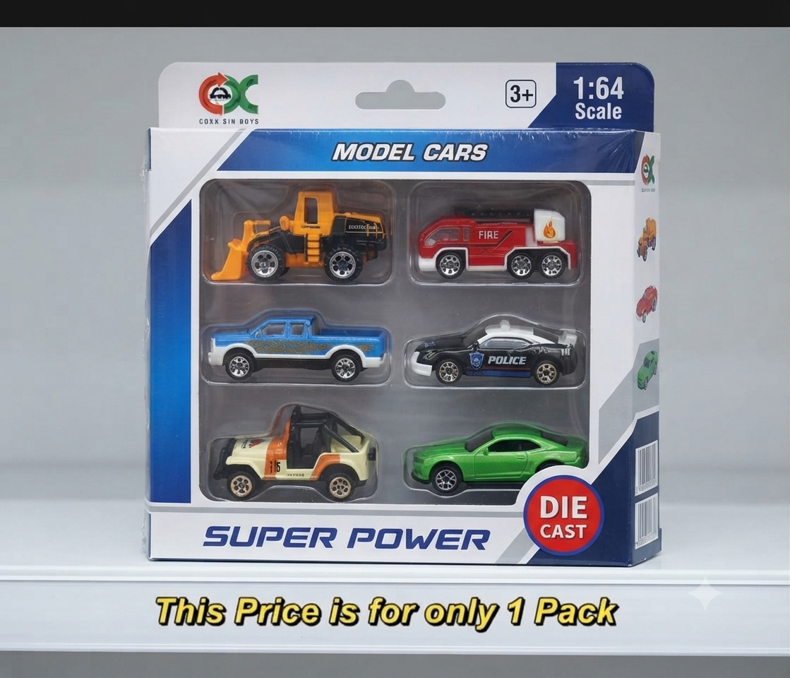 Die-Cast Model Vehicle Set (1 Pack)