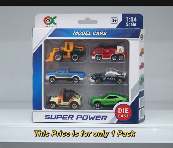 Die-Cast Model Vehicle Set (1 Pack)