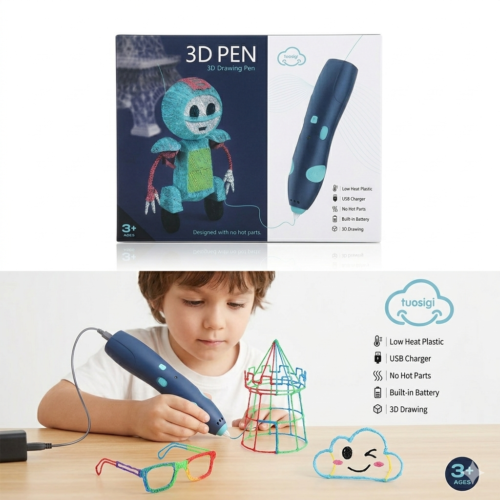Tuosiqí 3D Drawing Pen Creative Art Tool for Kids