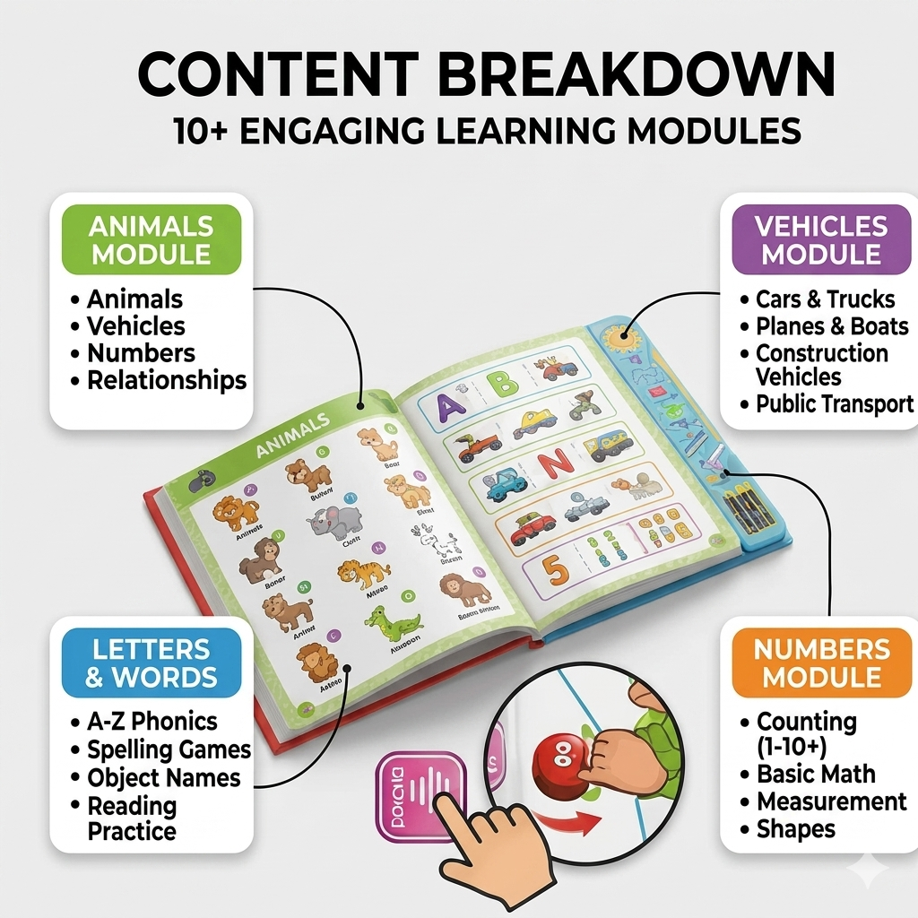 Study Book Intellectual Learning Toy for Kids