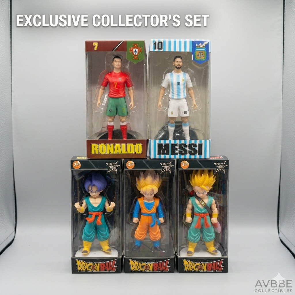 Football & Anime Action Figure Collection Set Kids Toy
