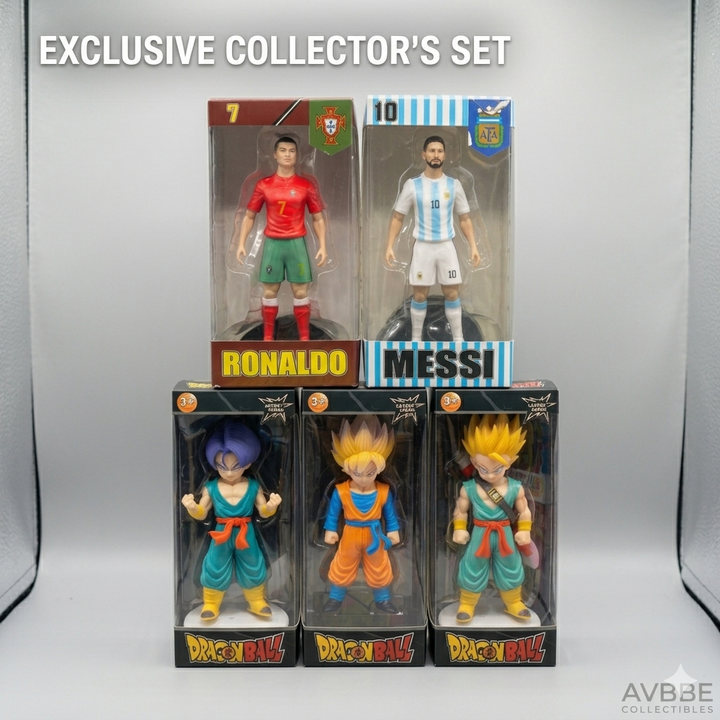 Football & Anime Action Figure Collection Set Kids Toy