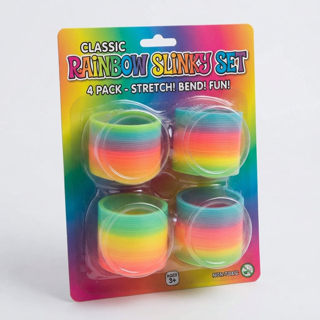 Rainbow Magic Spring Toy Stretchy Slinky for Kids