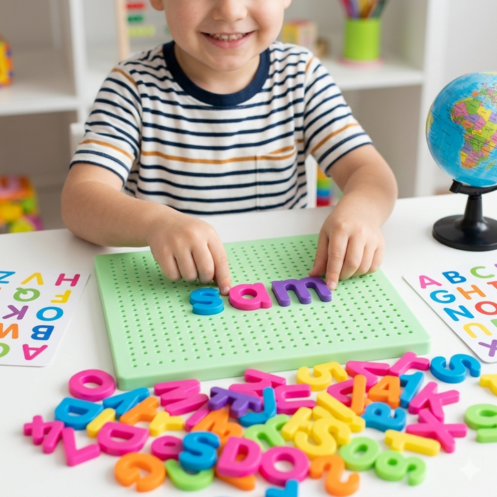 DIY Lovely Alphabet Learning Blocks for Kids Set