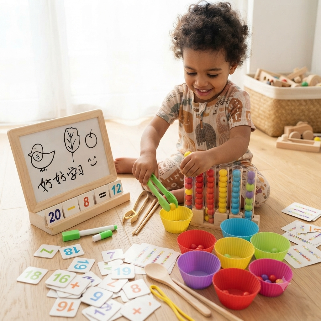 Montessori Math Learning Kit for Kids