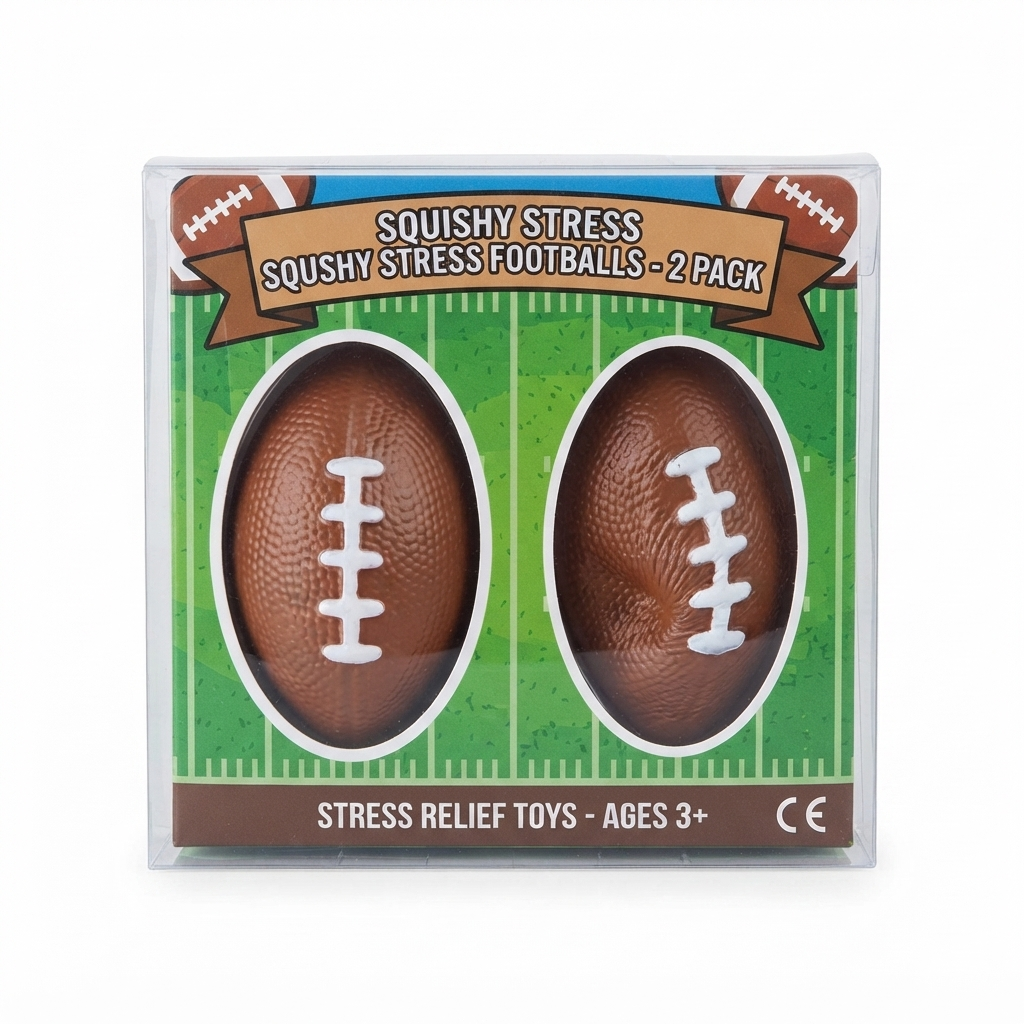 american football stress ball squeeze toy