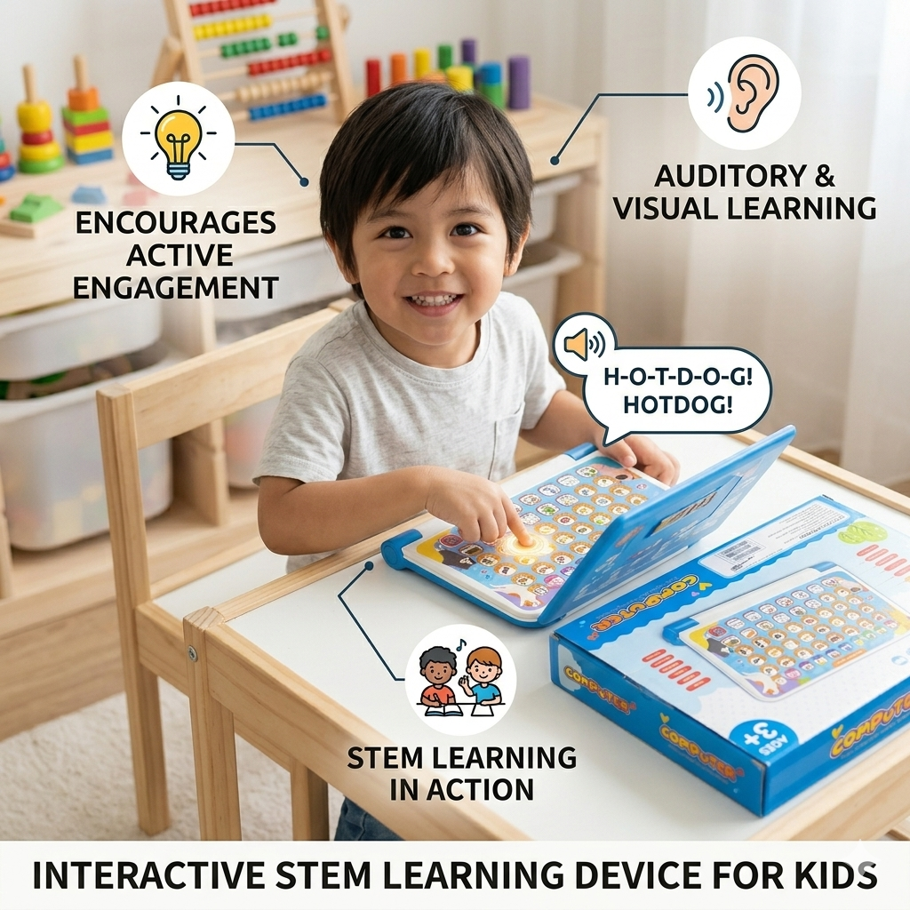 ids Educational Learning Tablet 50 Keys Quiz Toy