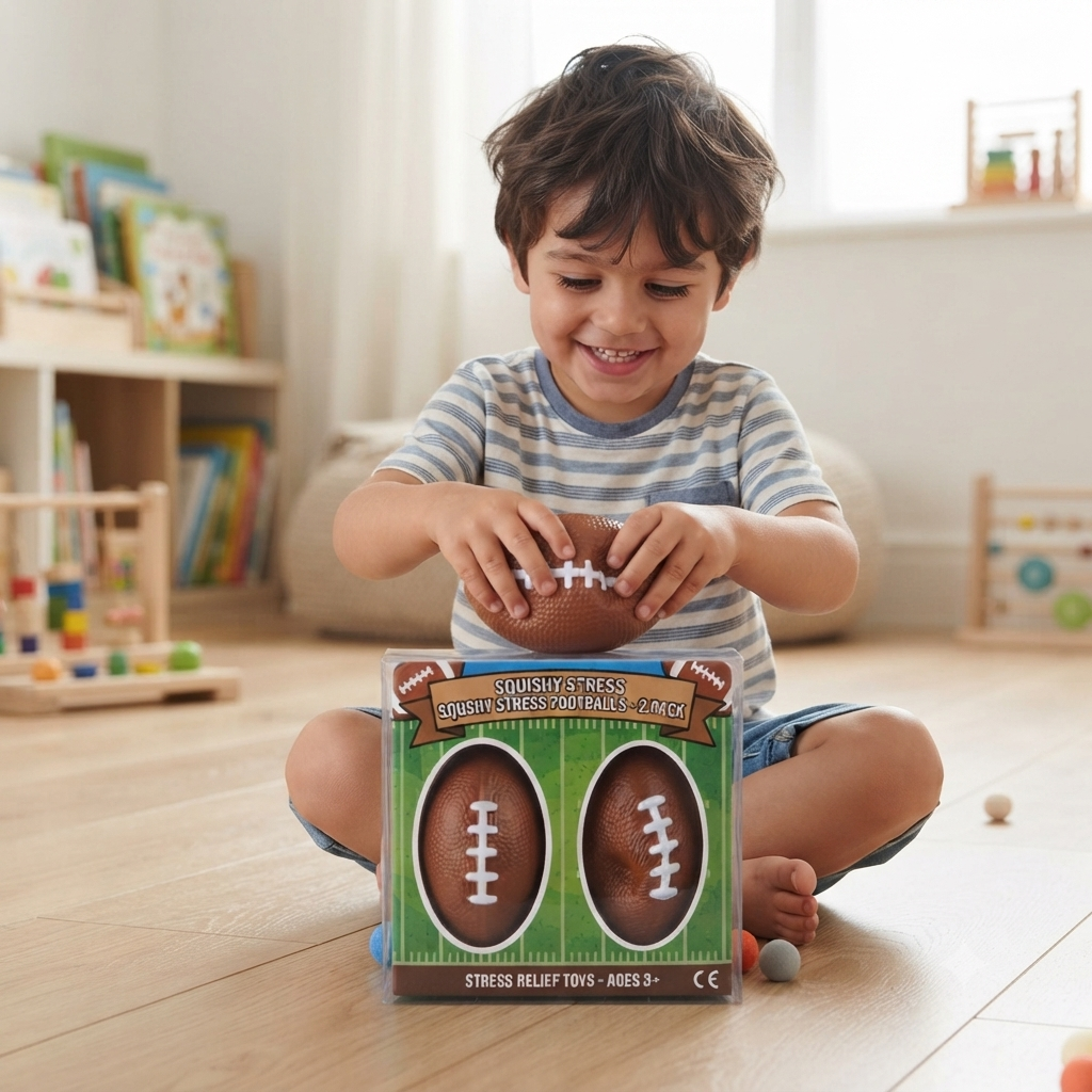 american football stress ball squeeze toy