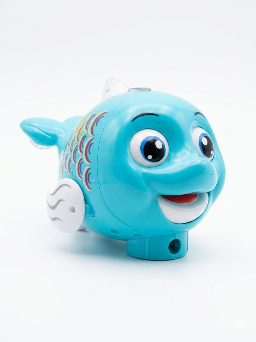 Swimming Fish Toy with Lights & Music for Kids