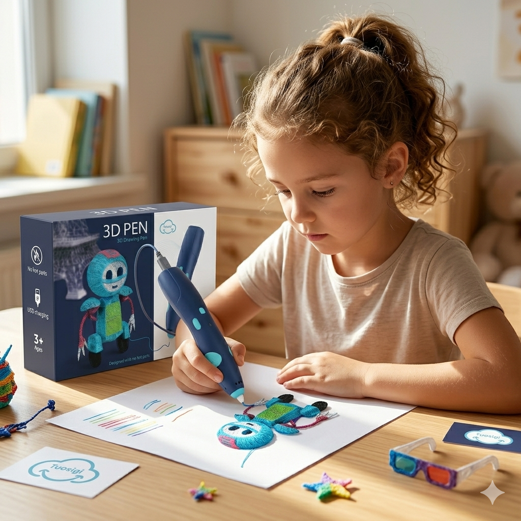 Tuosiqí 3D Drawing Pen Creative Art Tool for Kids