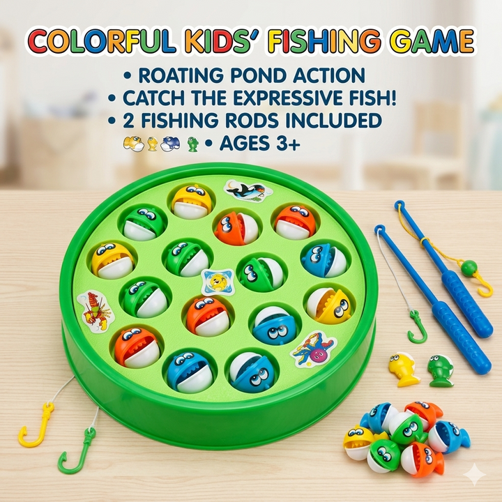 Kids Magnetic Fishing Game Toy Set for Children