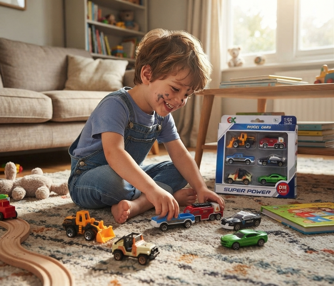 Die-Cast Model Vehicle Set (1 Pack)